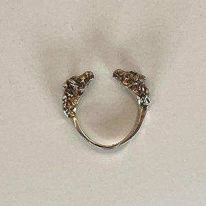 VERAMEAT ONE LOVE PONY KISS in Sterling Silver - size 6, slightly adjustable